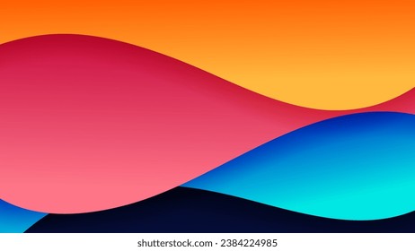 Abstract background with soft gradient color and dynamic shadow on background .Vector background for wallpaper. Eps 10