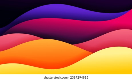 Fondo abstracto con color gradiente suave y sombra dinámica en el fondo .Vector fondo para fondo de fondo. Eps 10
