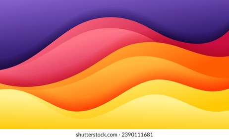 Abstract background with soft gradient color and dynamic shadow on background .Vector background for wallpaper. Eps 10