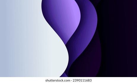 Abstract background with soft gradient color and dynamic shadow on background .Vector background for wallpaper. Eps 10