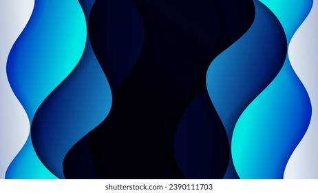 Abstract background with soft gradient color and dynamic shadow on background .Vector background for wallpaper. Eps 10