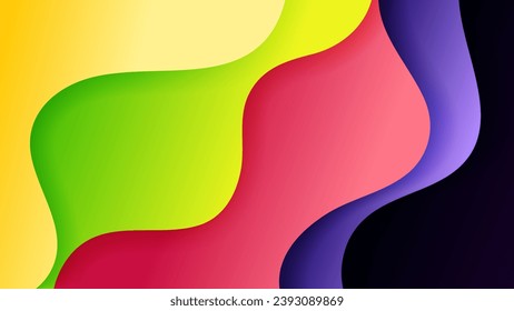 Abstract background with soft gradient color and dynamic shadow on background .Vector background for wallpaper. Eps 10