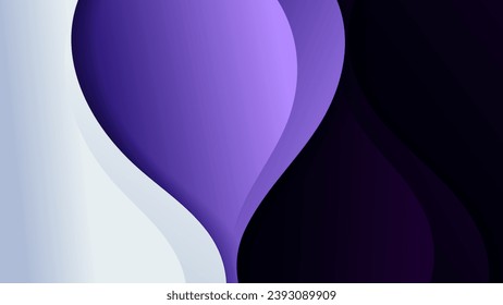 Abstract background with soft gradient color and dynamic shadow on background .Vector background for wallpaper. Eps 10