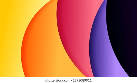 Abstract background with soft gradient color and dynamic shadow on background .Vector background for wallpaper. Eps 10
