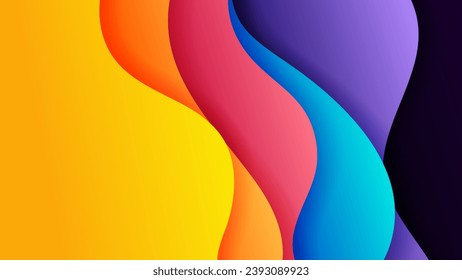 Fondo abstracto con color gradiente suave y sombra dinámica en el fondo .Vector fondo para fondo de fondo. Eps 10