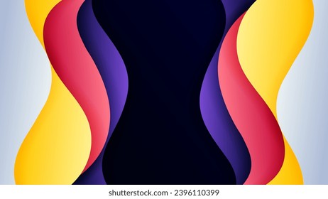 Abstract background with soft gradient color and dynamic shadow on background .Vector background for wallpaper. Eps 10