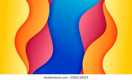 Abstract background with soft gradient color and dynamic shadow on background .Vector background for wallpaper. Eps 10