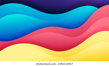 Abstract background with soft gradient color and dynamic shadow on background .Vector background for wallpaper. Eps 10