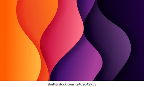 Abstract background with soft gradient color and dynamic shadow on background .Vector background for wallpaper. Eps 10
