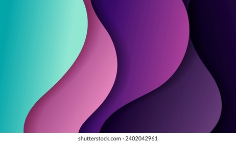 Abstract background with soft gradient color and dynamic shadow on background .Vector background for wallpaper. Eps 10