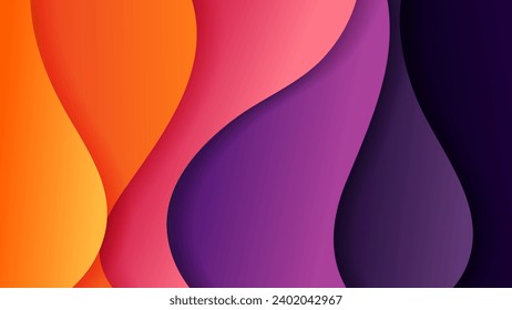 Abstract background with soft gradient color and dynamic shadow on background .Vector background for wallpaper. Eps 10