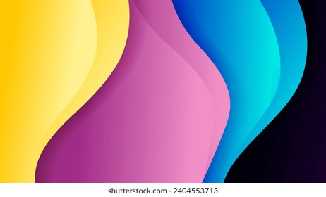 Abstract background with soft gradient color and dynamic shadow on background .Vector background for wallpaper. Eps 10
