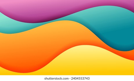 Abstract background with soft gradient color and dynamic shadow on background .Vector background for wallpaper. Eps 10