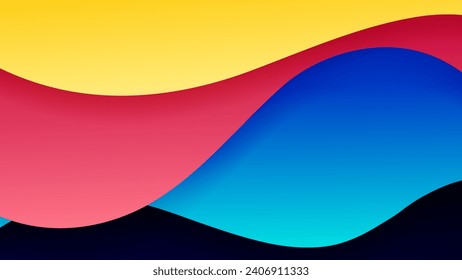 Abstract background with soft gradient color and dynamic shadow on background .Vector background for wallpaper. Eps 10