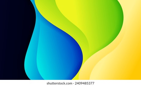 Abstract background with soft gradient color and dynamic shadow on background .Vector background for wallpaper. Eps 10