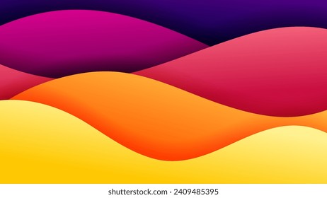 Abstract background with soft gradient color and dynamic shadow on background .Vector background for wallpaper. Eps 10