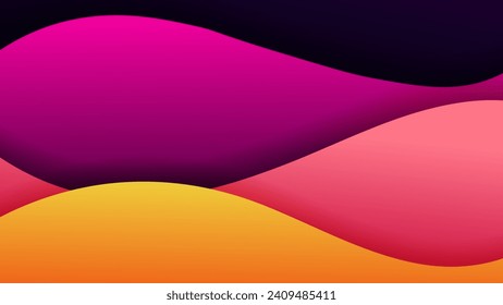 Fondo abstracto con color gradiente suave y sombra dinámica en el fondo .Vector fondo para fondo de fondo. Eps 10