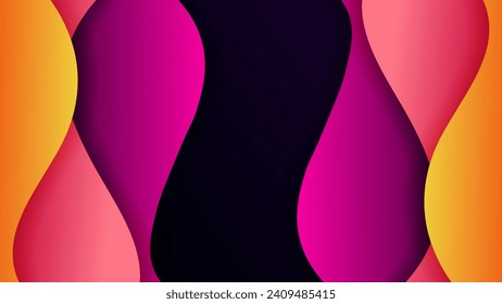 Abstract background with soft gradient color and dynamic shadow on background .Vector background for wallpaper. Eps 10