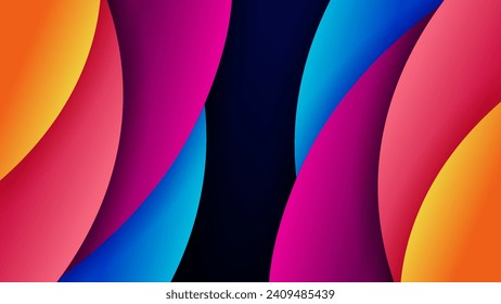 Fondo abstracto con color gradiente suave y sombra dinámica en el fondo .Vector fondo para fondo de fondo. Eps 10