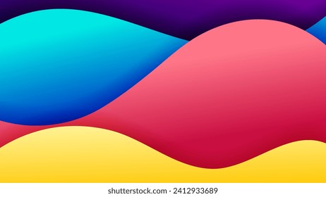 Abstract background with soft gradient color and dynamic shadow on background .Vector background for wallpaper. Eps 10