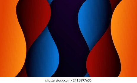 Abstract background with soft gradient color and dynamic shadow on background .Vector background for wallpaper. Eps 10