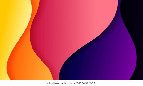 Abstract background with soft gradient color and dynamic shadow on background .Vector background for wallpaper. Eps 10