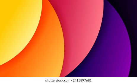 Abstract background with soft gradient color and dynamic shadow on background .Vector background for wallpaper. Eps 10