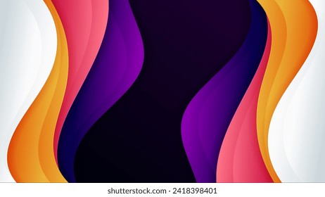 Abstract background with soft gradient color and dynamic shadow on background .Vector background for wallpaper. Eps 10