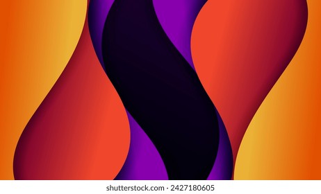Abstract background with soft gradient color and dynamic shadow on background .Vector background for wallpaper. Eps 10