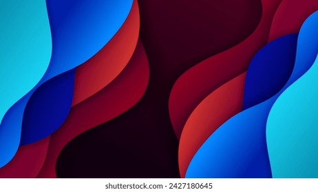 Abstract background with soft gradient color and dynamic shadow on background .Vector background for wallpaper. Eps 10