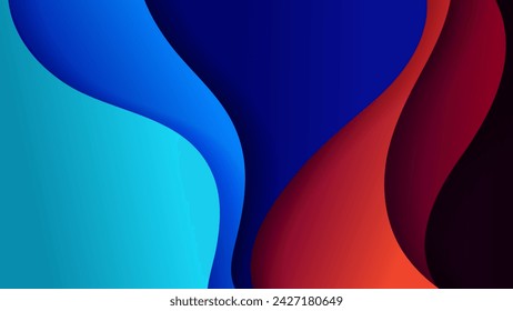 Abstract background with soft gradient color and dynamic shadow on background .Vector background for wallpaper. Eps 10