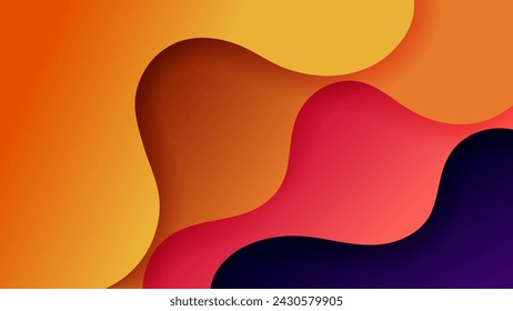 Abstrakter Hintergrund mit weichen Farbverlauf und dynamischen Schatten auf Hintergrund .Vector Hintergrund für Tapete. EPS 10