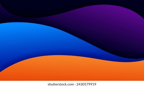 Abstract background with soft gradient color and dynamic shadow on background .Vector background for wallpaper. Eps 10