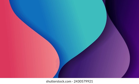 Abstract background with soft gradient color and dynamic shadow on background .Vector background for wallpaper. Eps 10