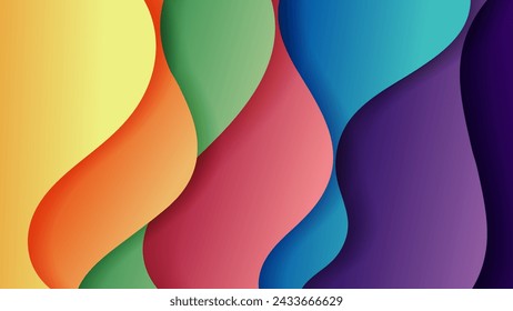 Fondo abstracto con el color suave del gradiente y la sombra dinámica en el fondo. Fondo del vector para el fondo de pantalla. Eps 10
