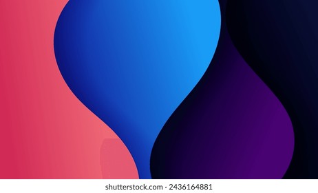 Fondo abstracto con el color suave del gradiente y la sombra dinámica en el fondo. Fondo del vector para el fondo de pantalla. Eps 10
