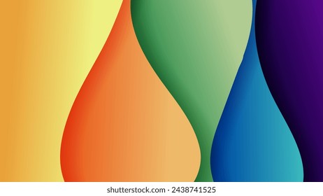 Abstract background with soft gradient color and dynamic shadow on background .Vector background for wallpaper. Eps 10