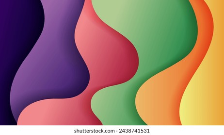 Abstract background with soft gradient color and dynamic shadow on background .Vector background for wallpaper. Eps 10