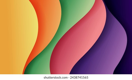 Fondo abstracto con el color suave del gradiente y la sombra dinámica en el fondo. Fondo del vector para el fondo de pantalla. Eps 10