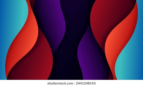 Abstract background with soft gradient color and dynamic shadow on background .Vector background for wallpaper. Eps 10