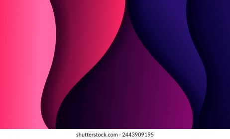 Abstract background with soft gradient color and dynamic shadow on background .Vector background for wallpaper. Eps 10