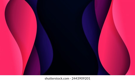 Abstract background with soft gradient color and dynamic shadow on background .Vector background for wallpaper. Eps 10