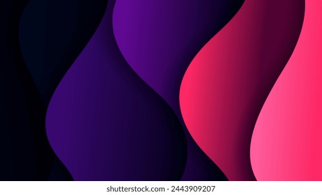 Abstract background with soft gradient color and dynamic shadow on background .Vector background for wallpaper. Eps 10