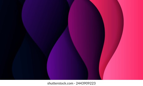 Abstract background with soft gradient color and dynamic shadow on background .Vector background for wallpaper. Eps 10