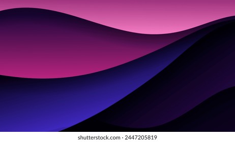Abstrakter Hintergrund mit weicher Farbverlauf und dynamischem Schatten auf Hintergrund .Vektorgrafik Hintergrund für Bildschirmhintergrund. EPS 10