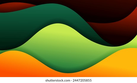 Abstract background with soft gradient color and dynamic shadow on background .Vector background for wallpaper. Eps 10
