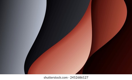 Abstract background with soft gradient color and dynamic shadow on background .Vector background for wallpaper. Eps 10
