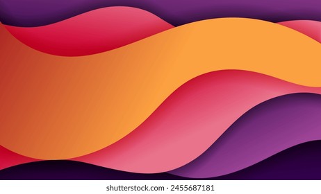 Abstract background with soft gradient color and dynamic shadow on background .Vector background for wallpaper. Eps 10