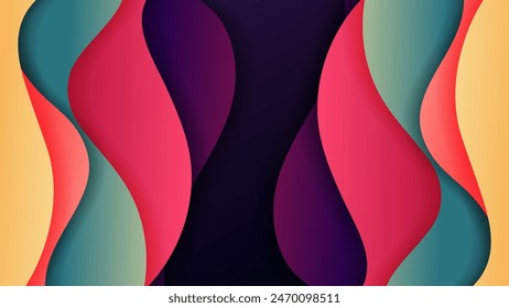Abstract background with soft gradient color on background .Vector background for wallpaper. Eps 10