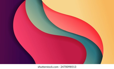 Abstract background with soft gradient color on background .Vector background for wallpaper. Eps 10